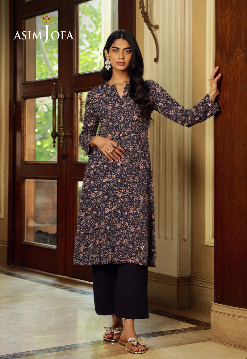 AJDSAI-120 PRINTED LAWN STITCHED 2 PCS