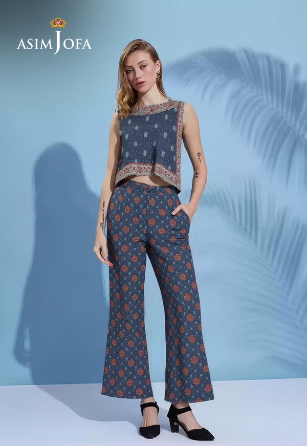 AJDSAI-122 PRINTED LAWN STITCHED 2 PCS