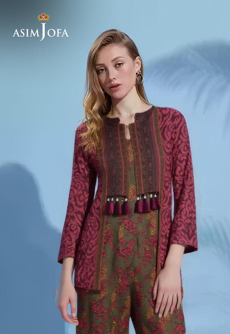 AJDSAI-124 PRINTED LAWN STITCHED 2 PCS