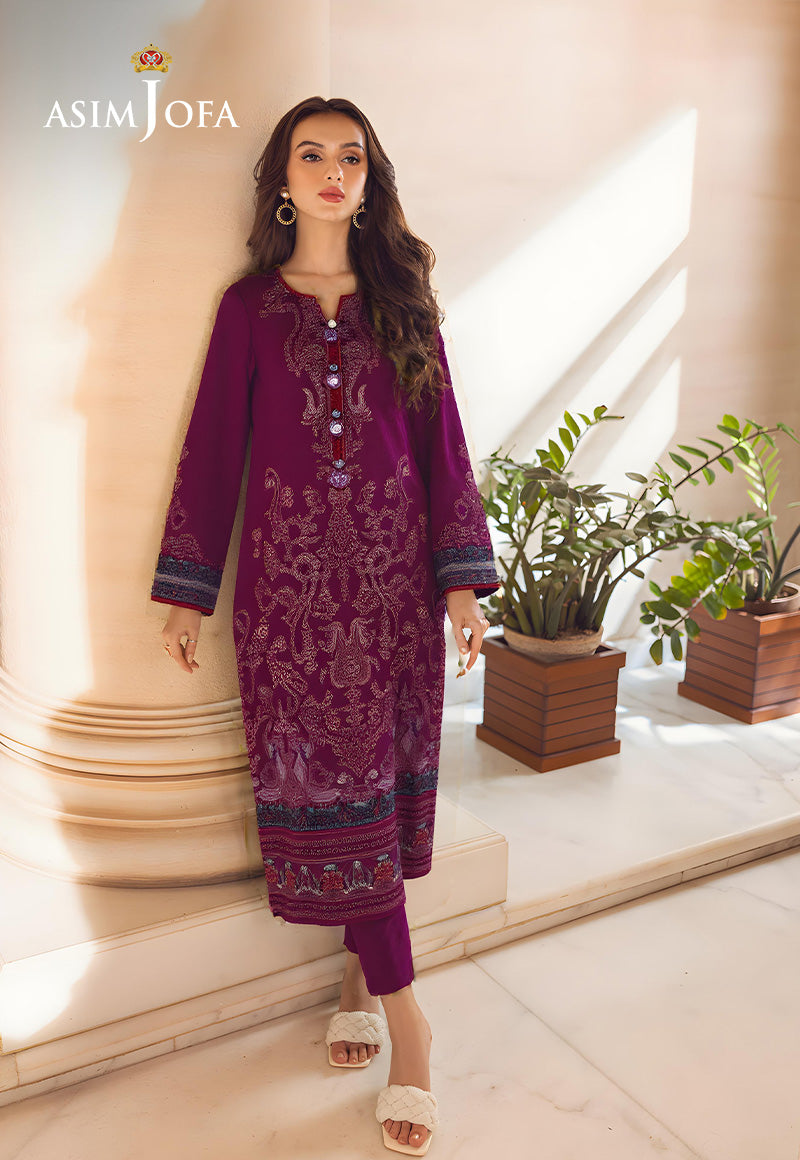 AJDSAI-16 PRINTED LAWN STITCHED 3 PCS