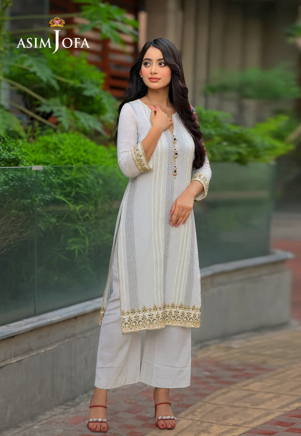 AJDSAI-174 EMBROIDERED LAWN STITCHED 1 PC