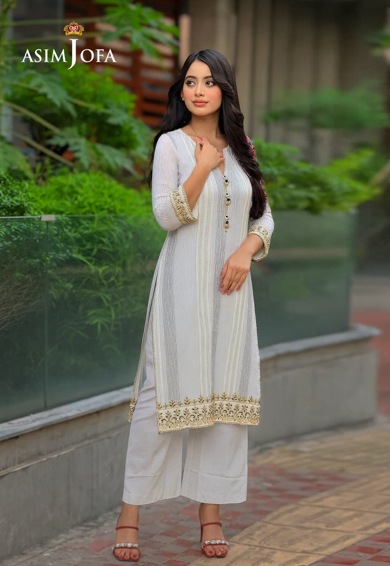 AJDSAI-174 EMBROIDERED LAWN STITCHED 1 PC
