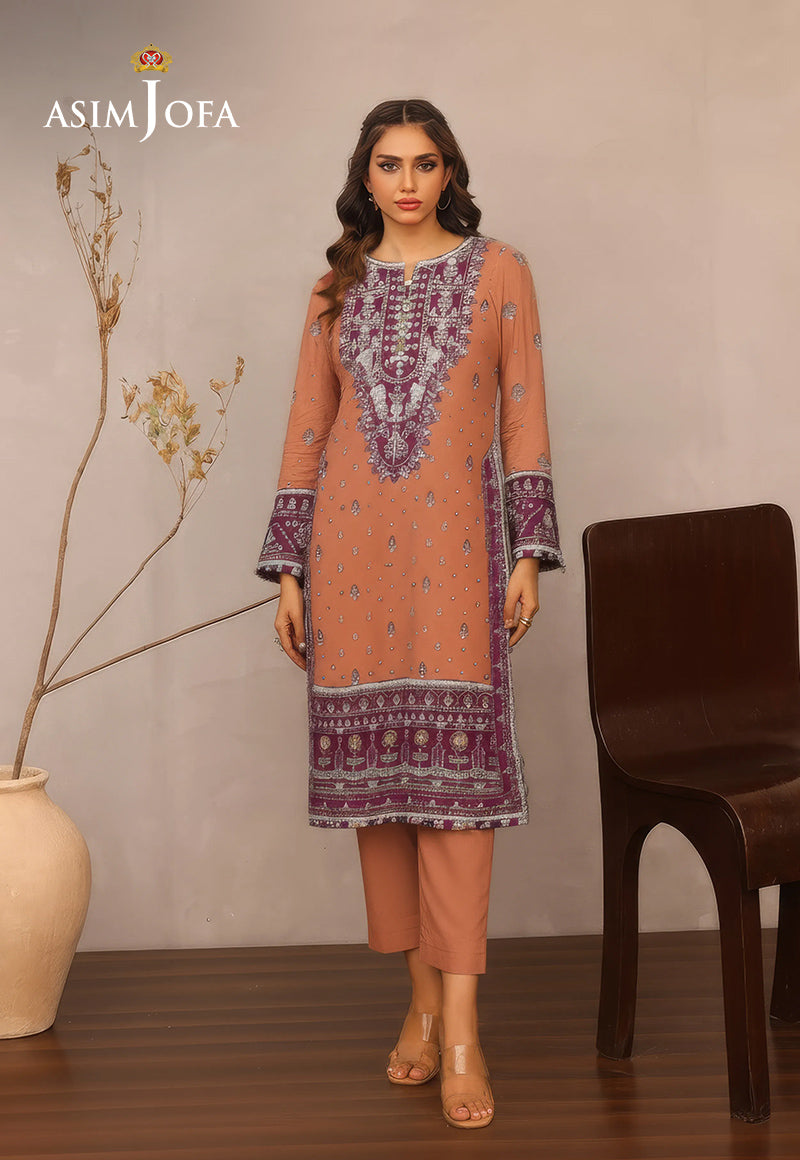 AJDSAI-178 EMBROIDERED VELVET STITCHED 1 PC