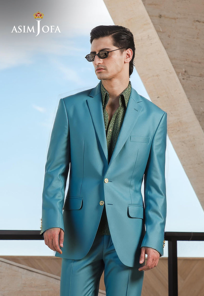 AJDSAI-191 SEA GREEN SUIT STITCHED 2 PCS