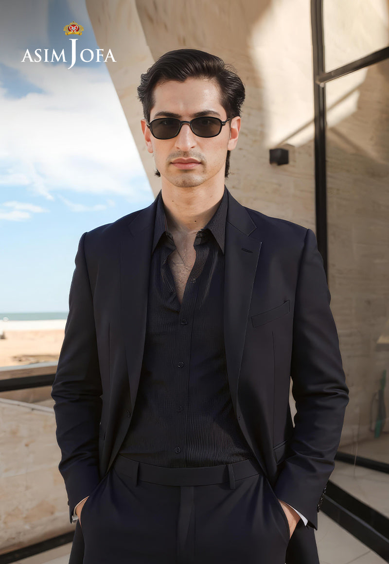 AJDSAI-196 BLACK COAT STITCHED 1 PC