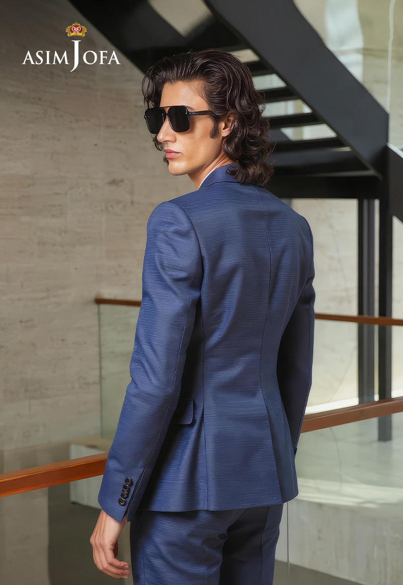 AJDSAI-199 NAVY BLUE SUIT STITCHED 4 PCS