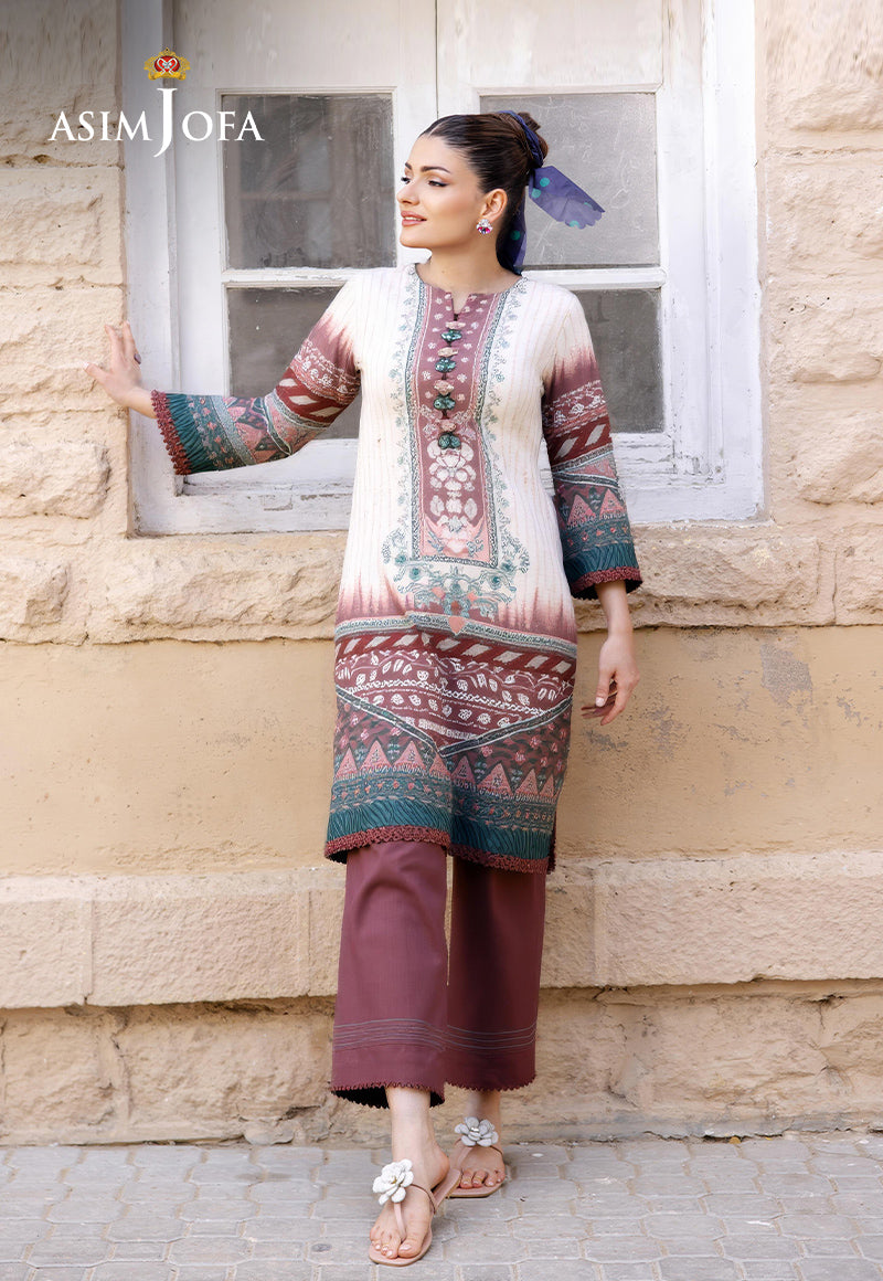 AJDSAI-216 PRINTED LAWN STITCHED 2 PCS