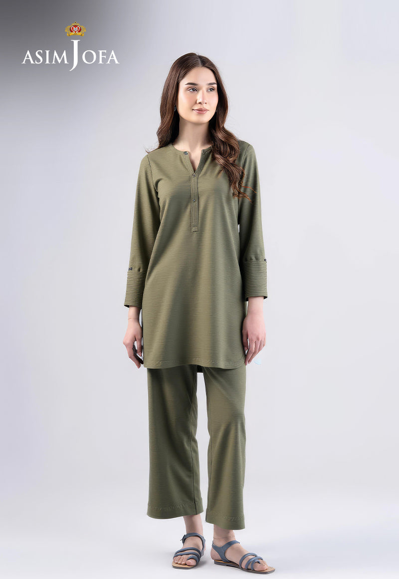 AJDSAI-218 VISCOSE SILK STITCHED 2 PCS
