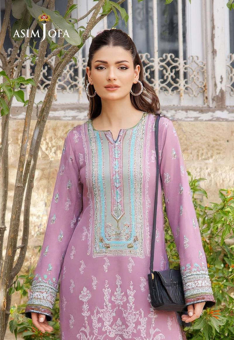 AJDSAI-258 PRINTED LAWN STITCHED 3 PCS