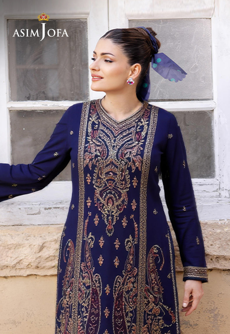 AJDSAI-268 EMBROIDERED LAWN STITCHED 1 PC