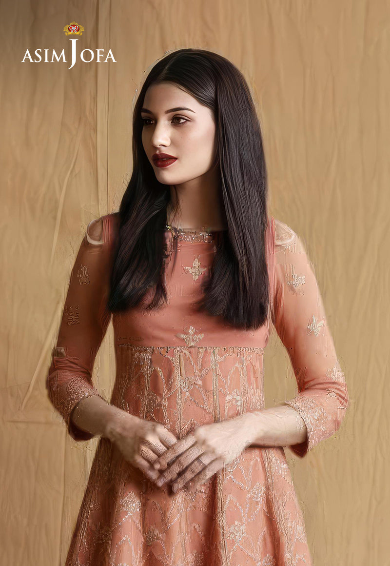 AJDSAI-312 EMBROIDERED NET STITCHED 2 PCS