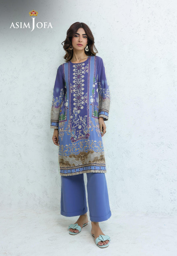 AJDSAI-52 PRINTED EMBROIDERED DOBBY 1 PC