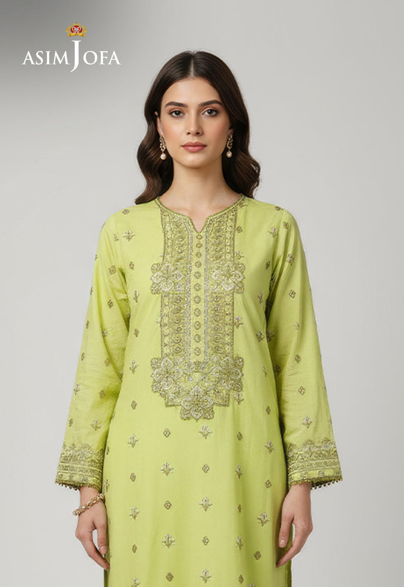 AJDSAI-650 EMBROIDERED LAWN STITCHED 1 PC