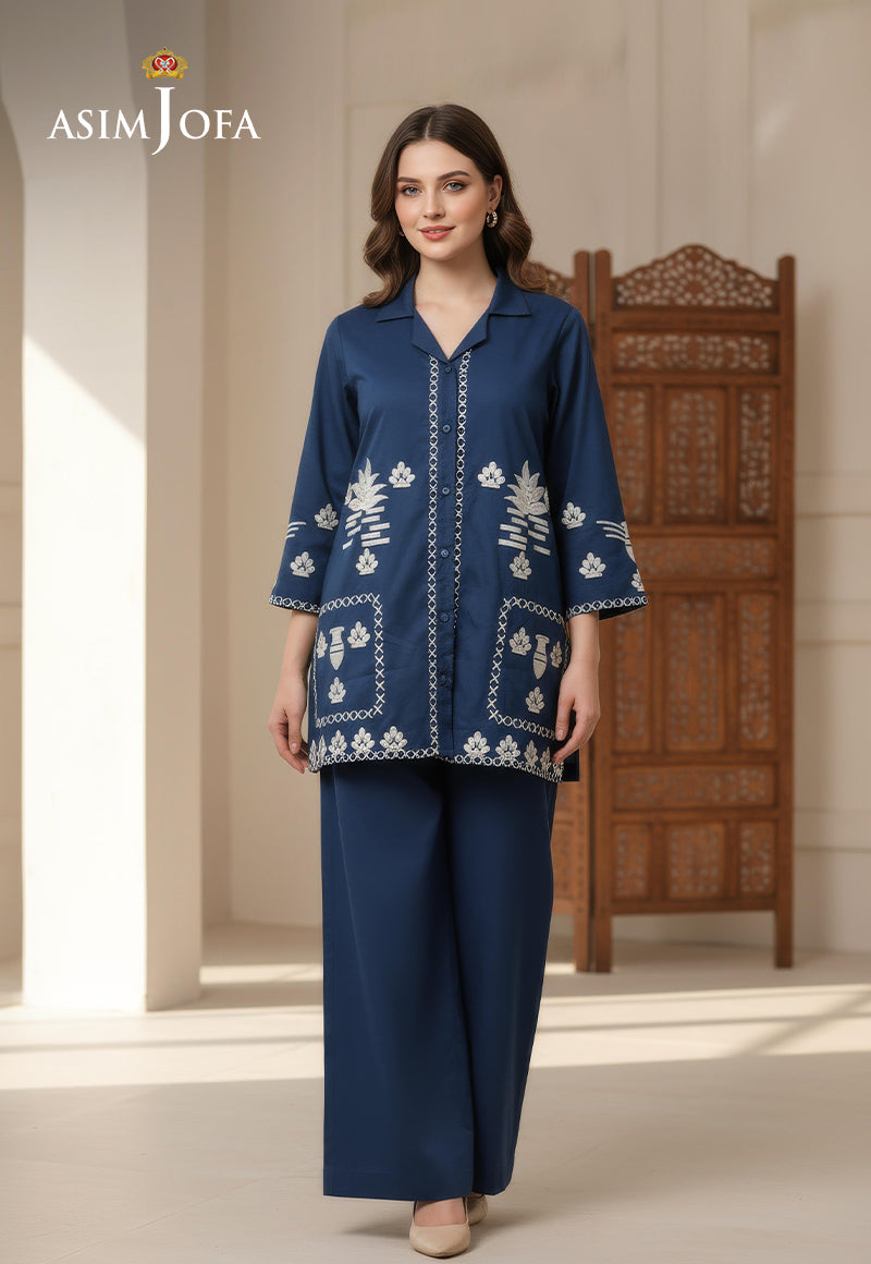AJDSAI-673 PRINTED LAWN STITCHED 2 PCS