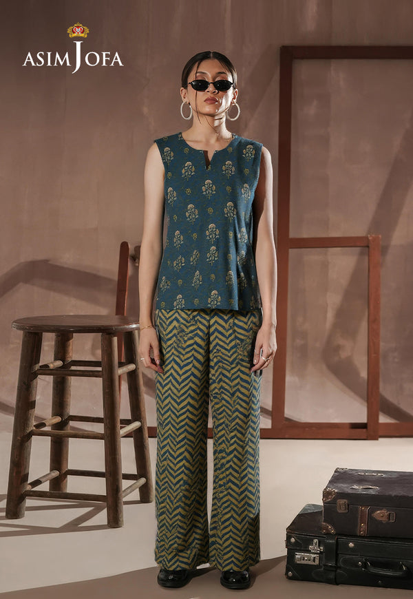 AJDSAI-91 PRINTED LAWN STITCHED 2 PCS