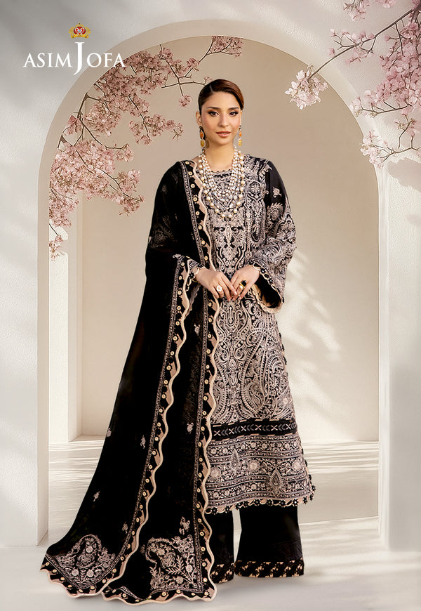 AJELL-03 EMBROIDERED LAWN 3 PCS