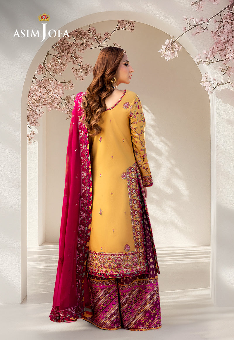 AJELLB-07 EMBROIDERED LAWN STITCHED 3 PCS