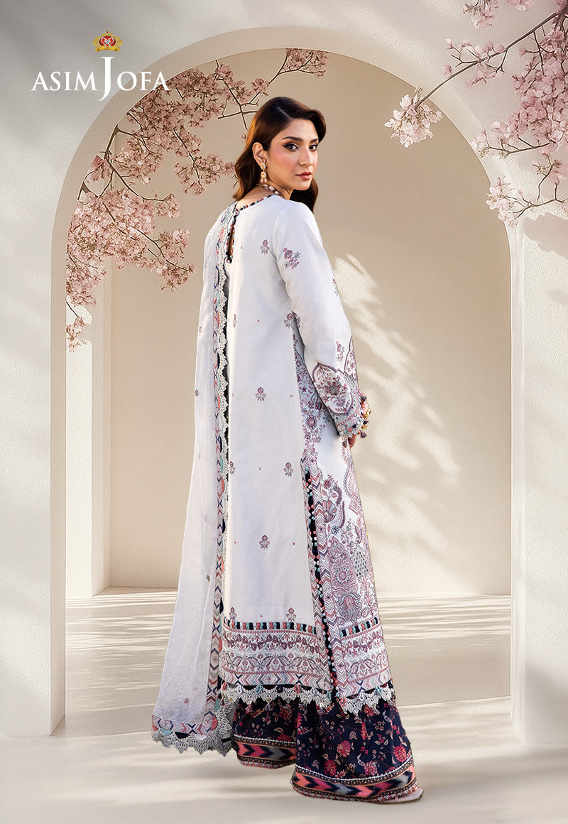 AJELLB-10 EMBROIDERED LAWN STITCHED 3 PCS