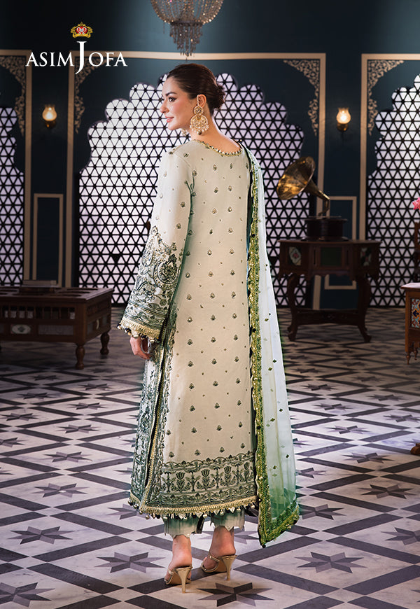 AJFI-28 EMBROIDERED LAWN 3 PCS