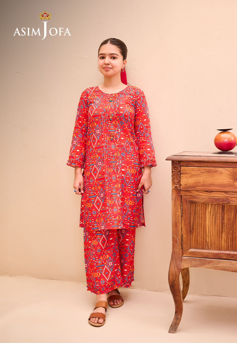 AJGL-02 PRINTED LAWN 2 PCS
