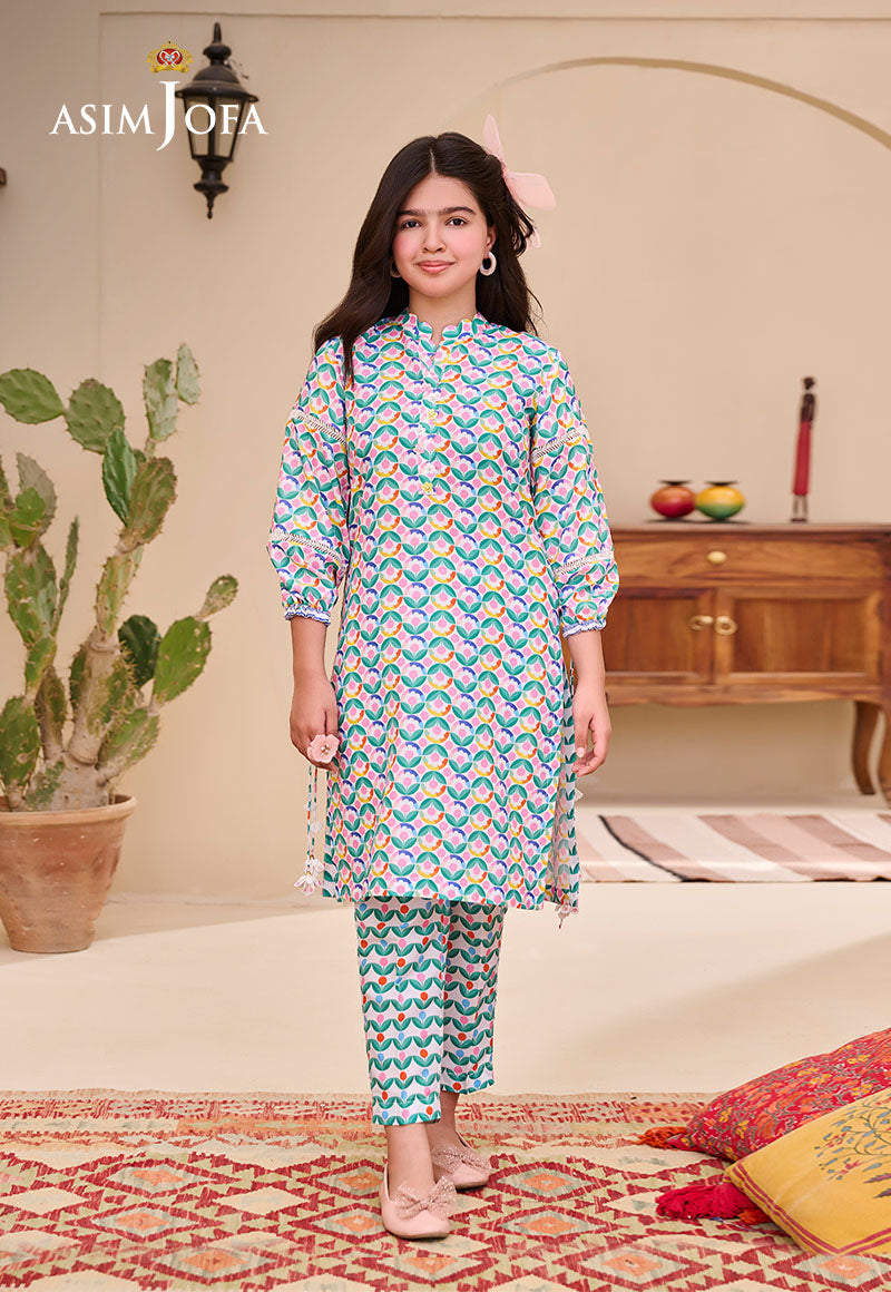 AJGL-09 PRINTED LAWN 2 PCS