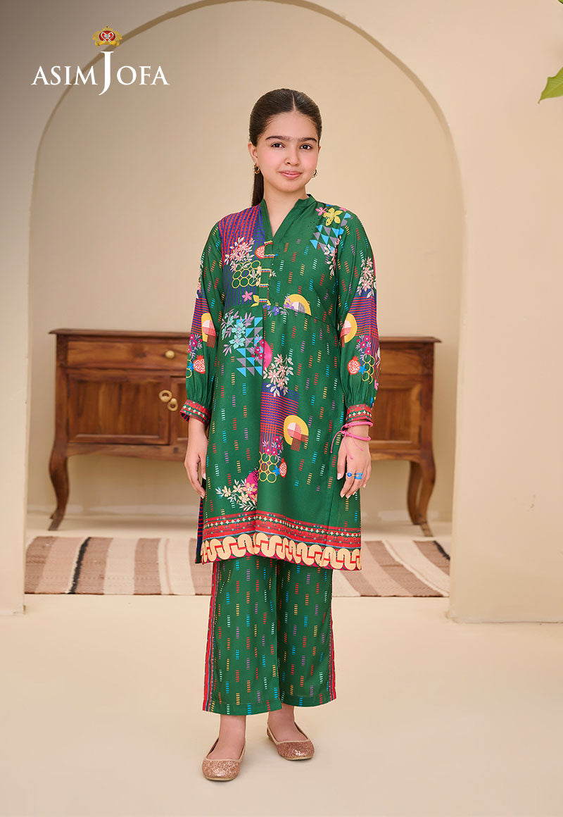 AJGL-10 PRINTED LAWN 2 PCS