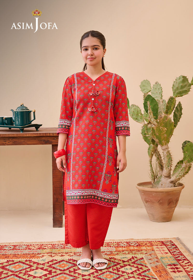 AJGL-11 PRINTED LAWN 2 PCS