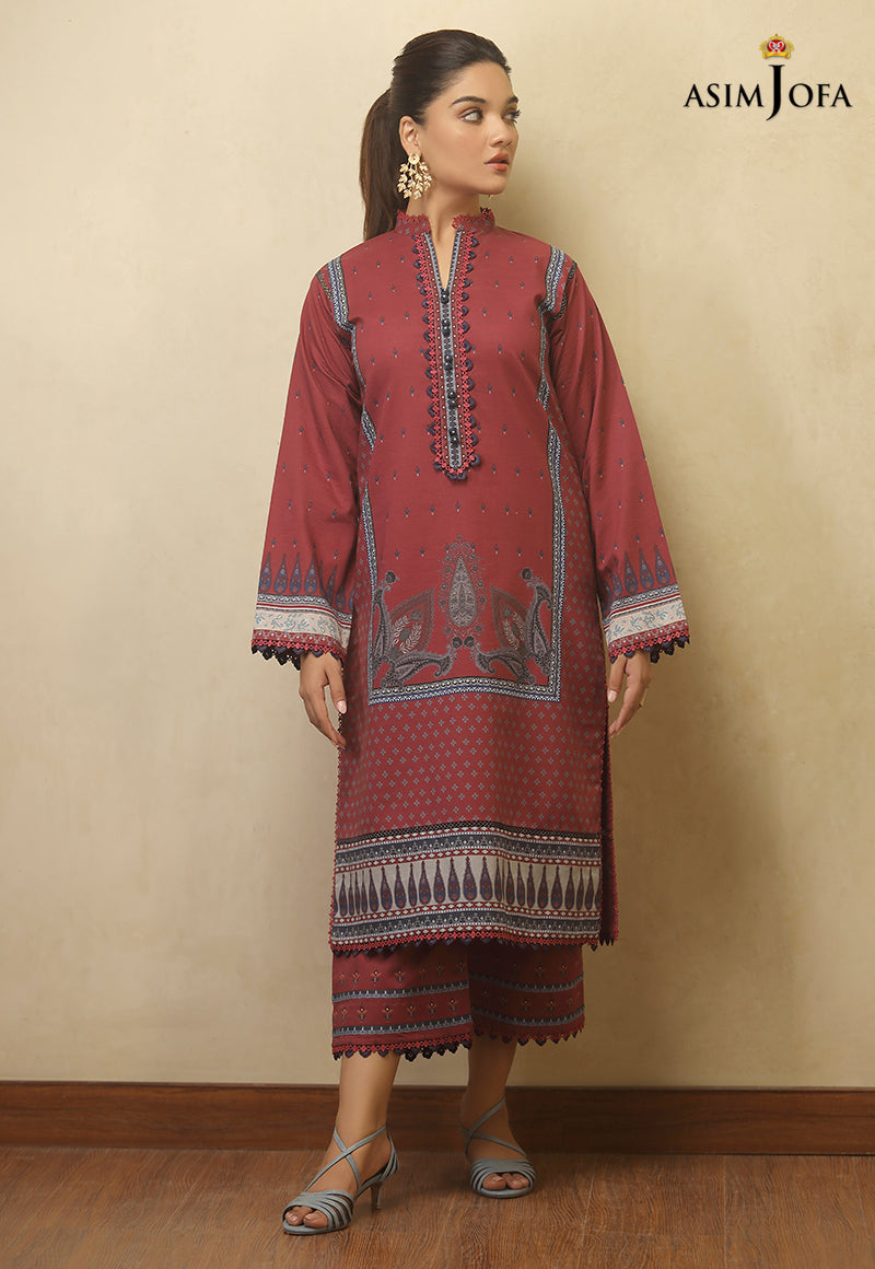AJJDD-20 PRINTED CAMBRIC STITCHED 2 PCS