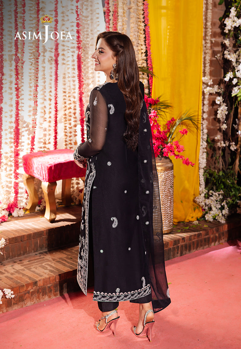 AJMJB-01 EMBROIDERED CHIFFON STITCHED 3 PCS