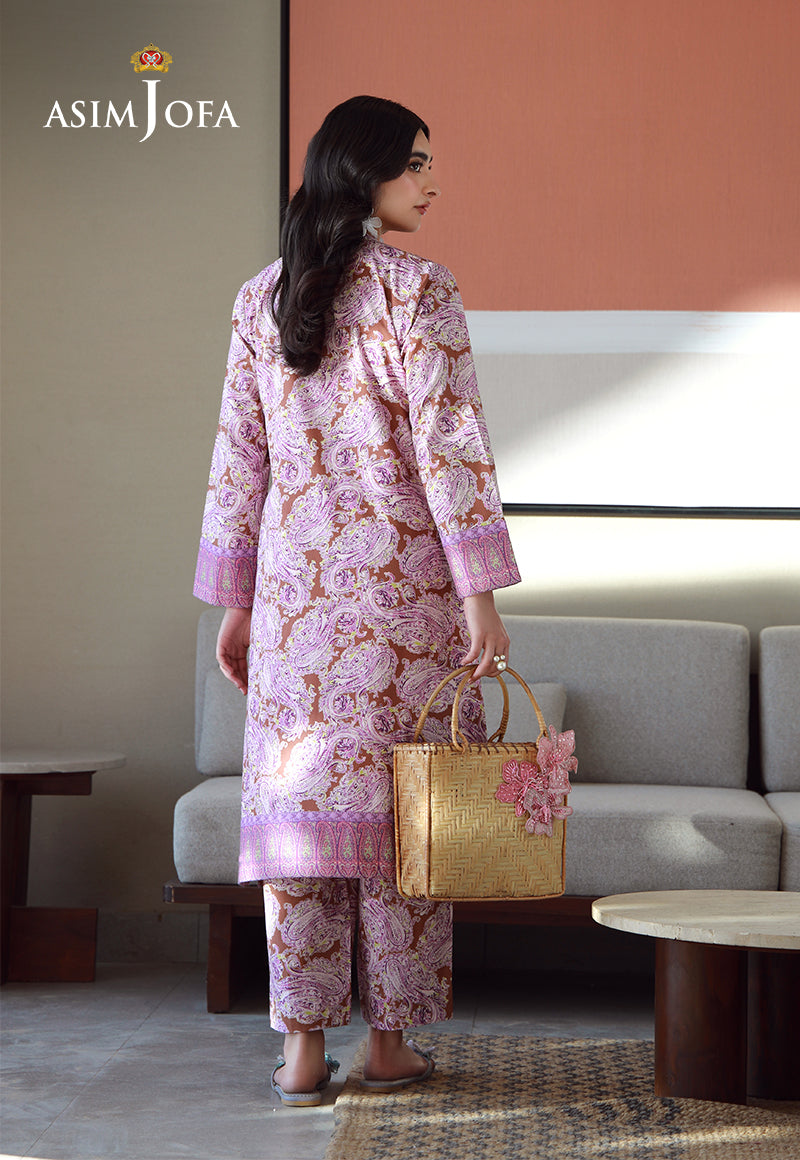 AJPB-151 PRINTED JACQUARD STITCHED 2 PCS