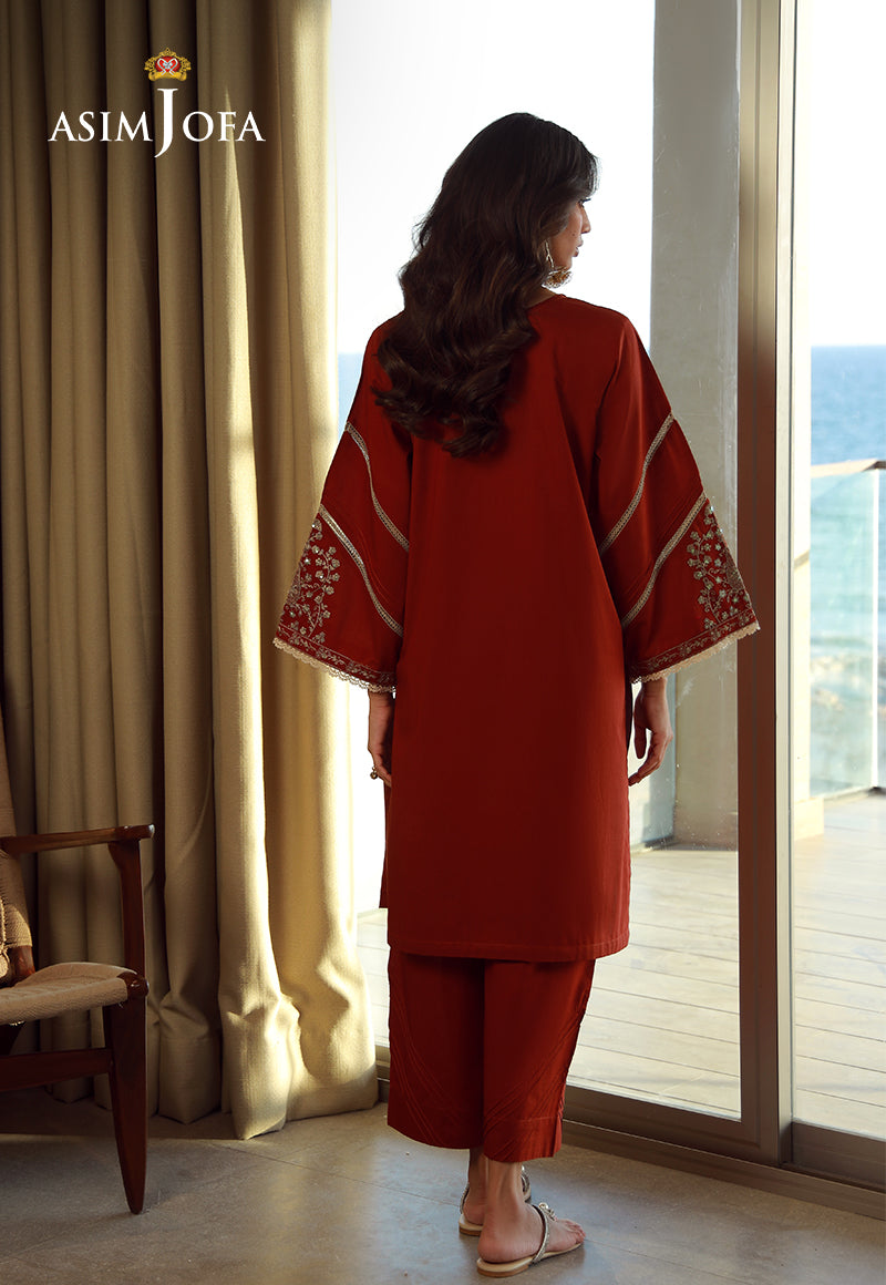 AJPB-163 EMBROIDERED JACQUARD STITCHED 2 PCS