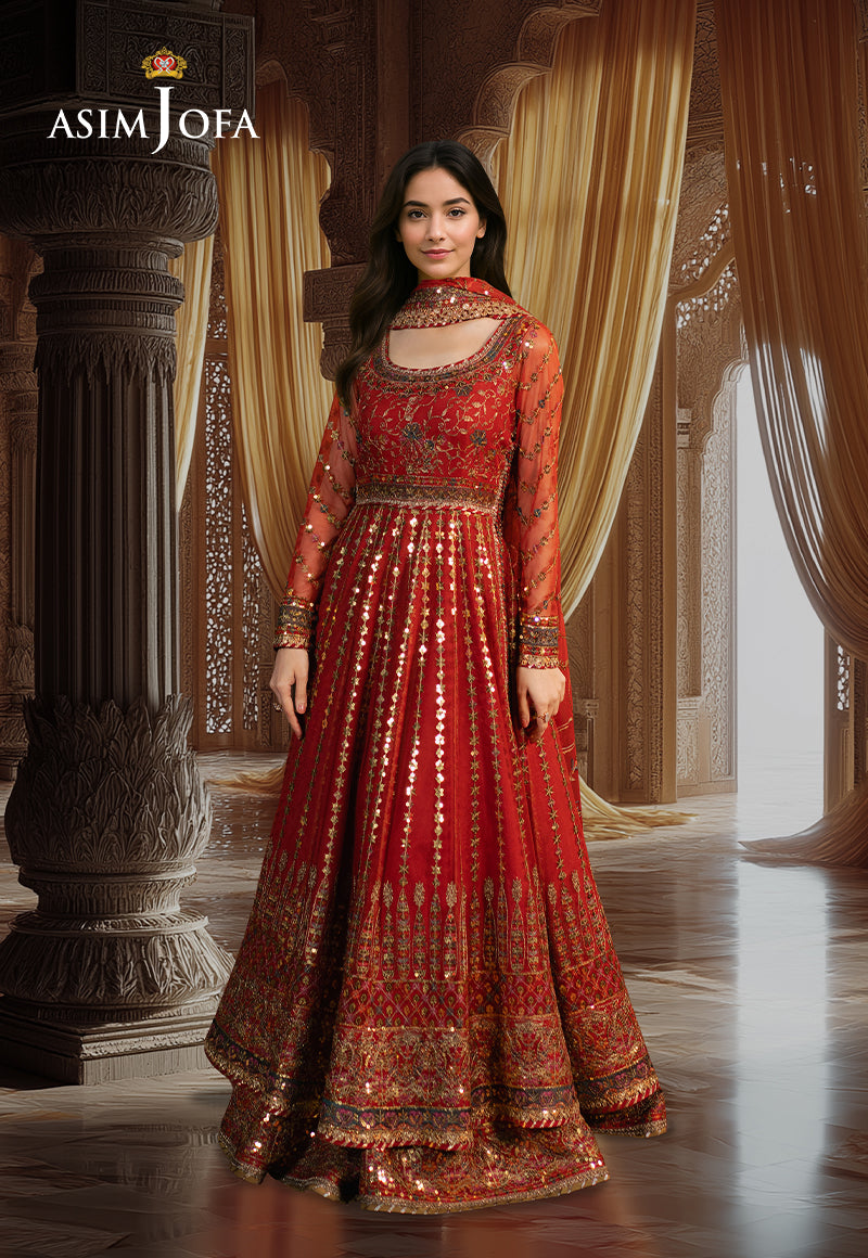 AJPFD-32 EMBROIDERED NET STITCHED 2 PCS