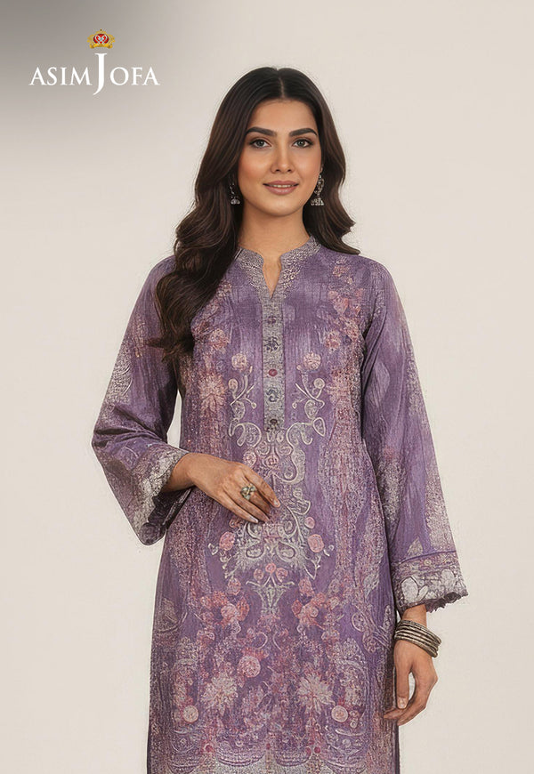 AJSO-111 EMBROIDERED JACQUARD Shirt Trouser 2 PCS