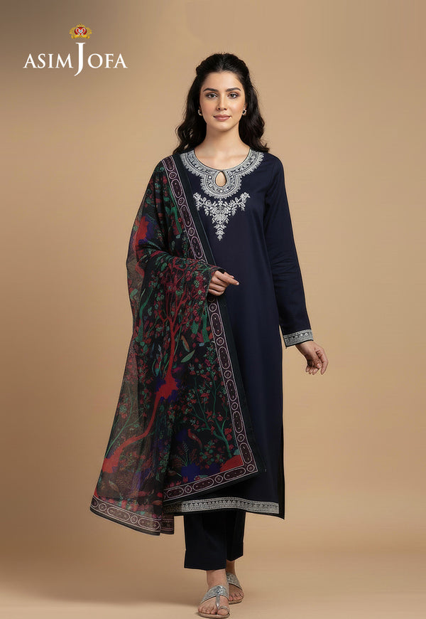 AJSO-122 EMBROIDERED TWILL 3 PCS