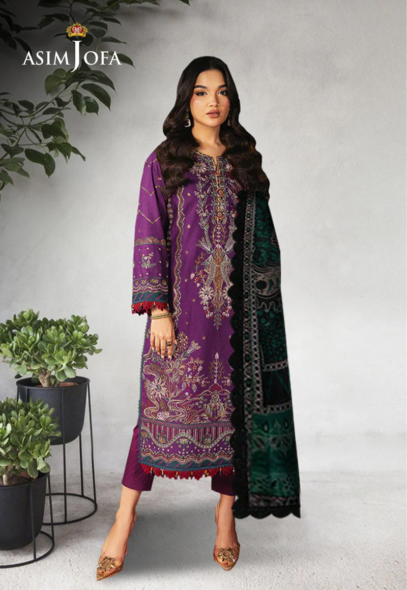 Ajso-171 Unstitched 2 Pcs Shirt Dupatta