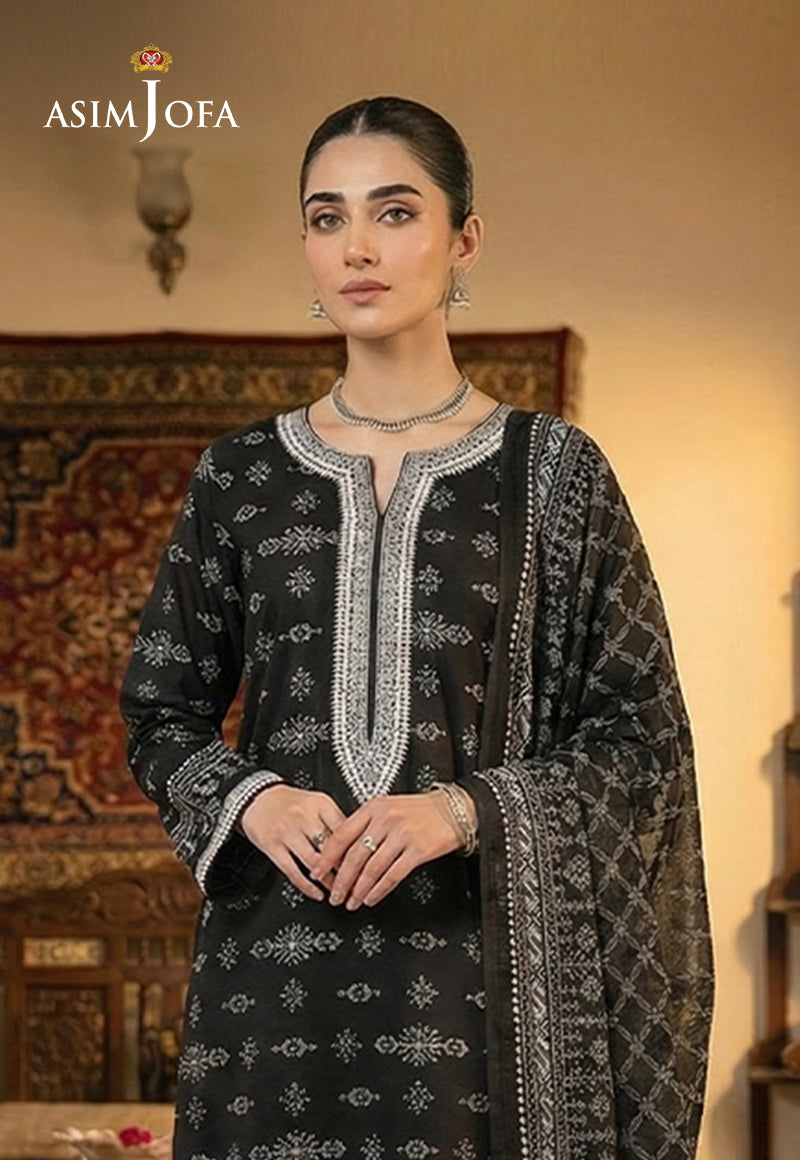 Ajso-252 Unstitched 2 Pcs Shirt Dupatta