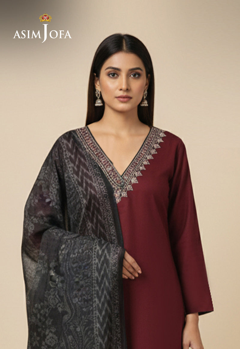 AJSO-315 Unstitched 2 Pcs Shirt Dupatta