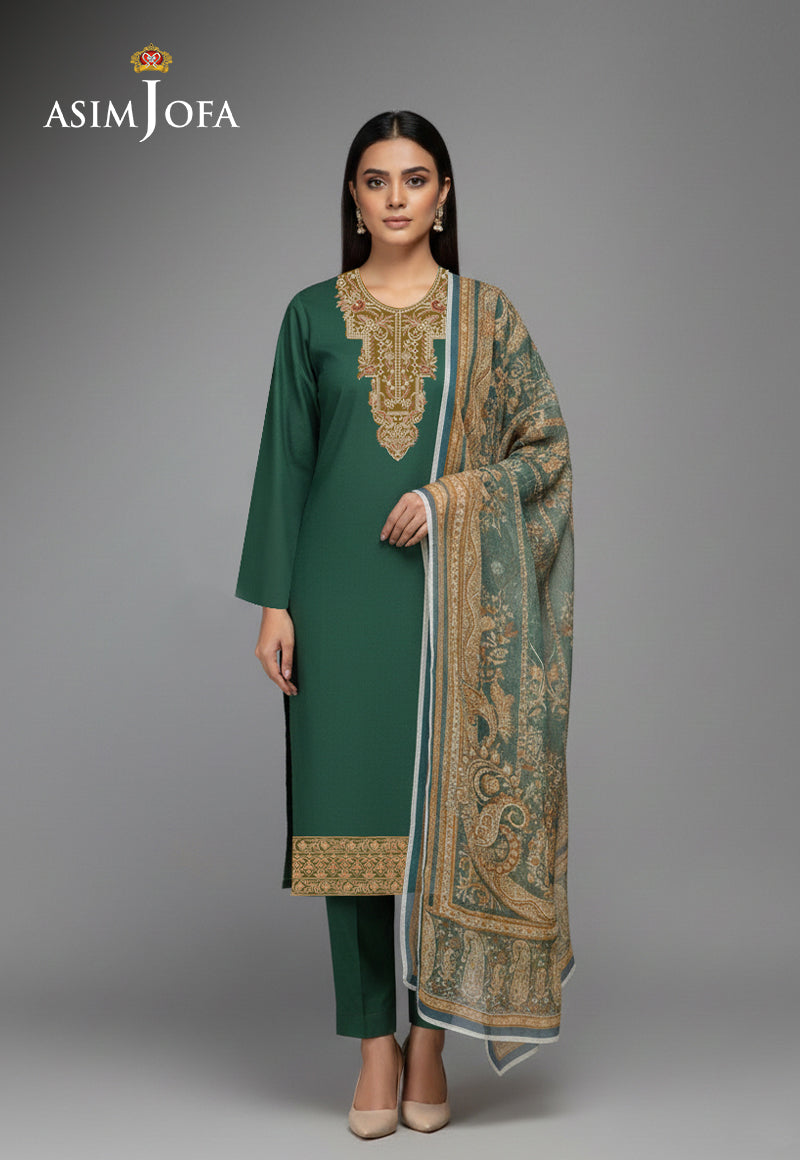 AJSO-341 Unstitched 2 Pcs Shirt Dupatta