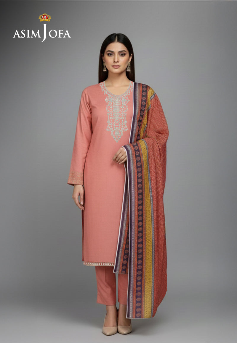 AJSO-353 Unstitched 2 Pcs Shirt Dupatta