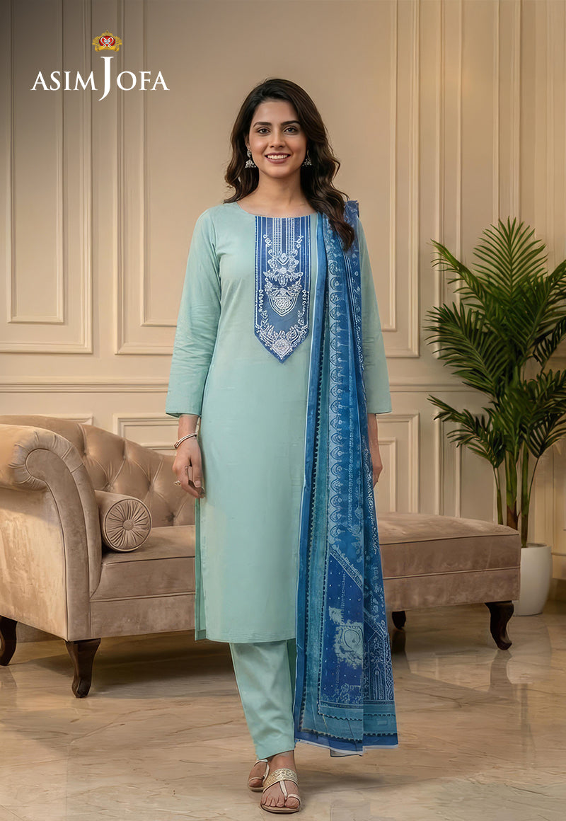 AJSO-362 Unstitched 2 Pcs Shirt Dupatta