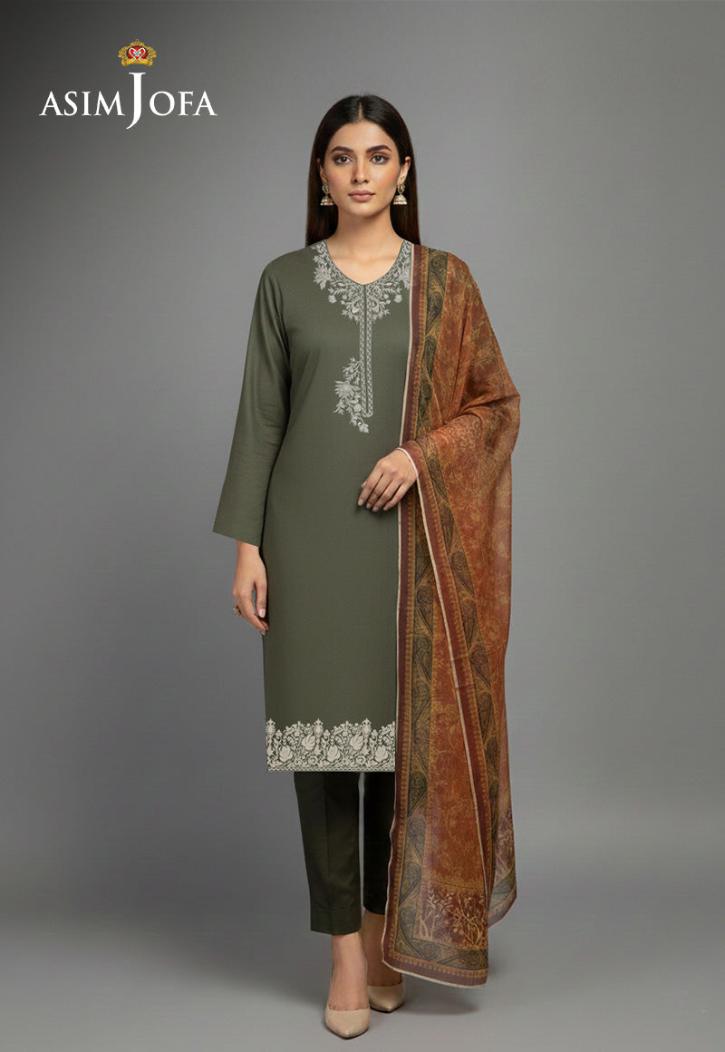 AJSO-372 Unstitched 2 Pcs Shirt Dupatta