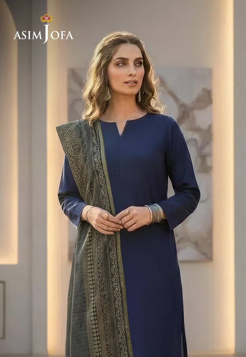 AJSO-410 Unstitched 2 Pcs Shirt Dupatta