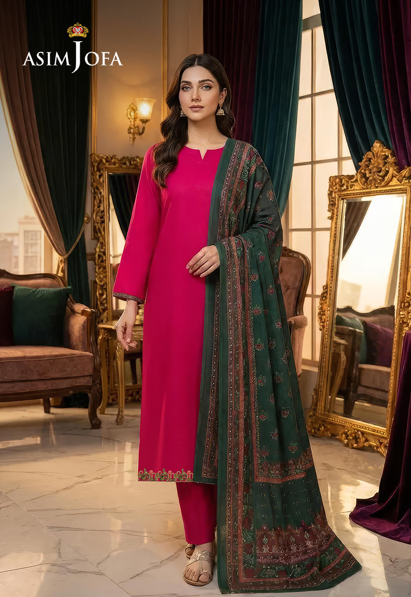 AJSO-415 Unstitched 2 Pcs Shirt Dupatta