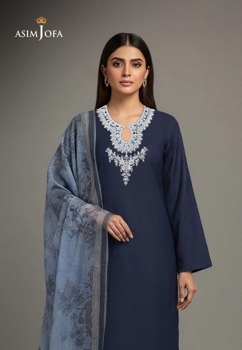AJSO-420 Unstitched 2 Pcs Shirt Dupatta