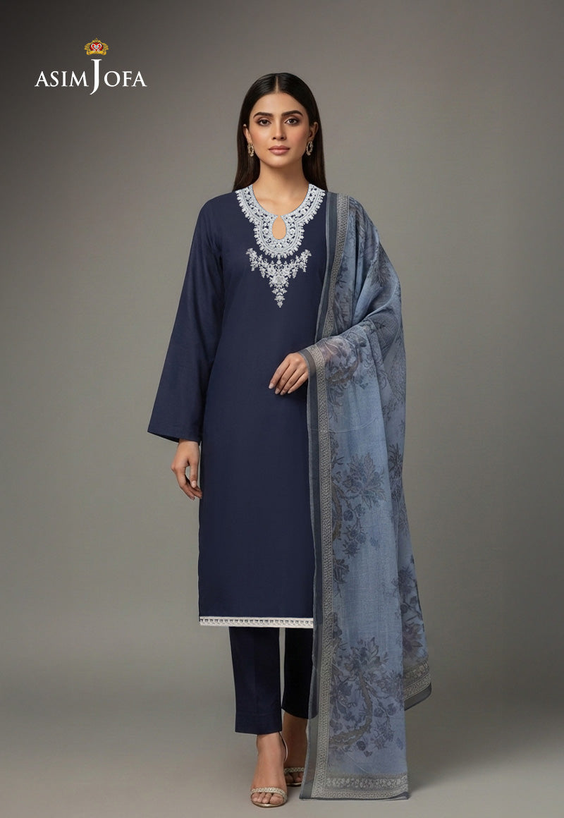 AJSO-420 Unstitched 2 Pcs Shirt Dupatta