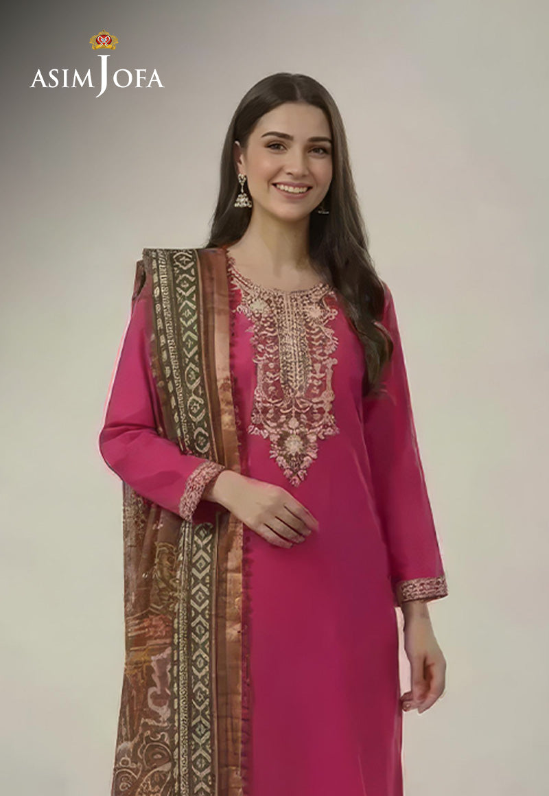 AJSO-423 Unstitched 2 Pcs Shirt Dupatta