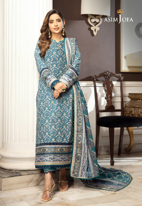 AJSO-60  EMBROIDERED CAMBRIC SHIRT 1 PC