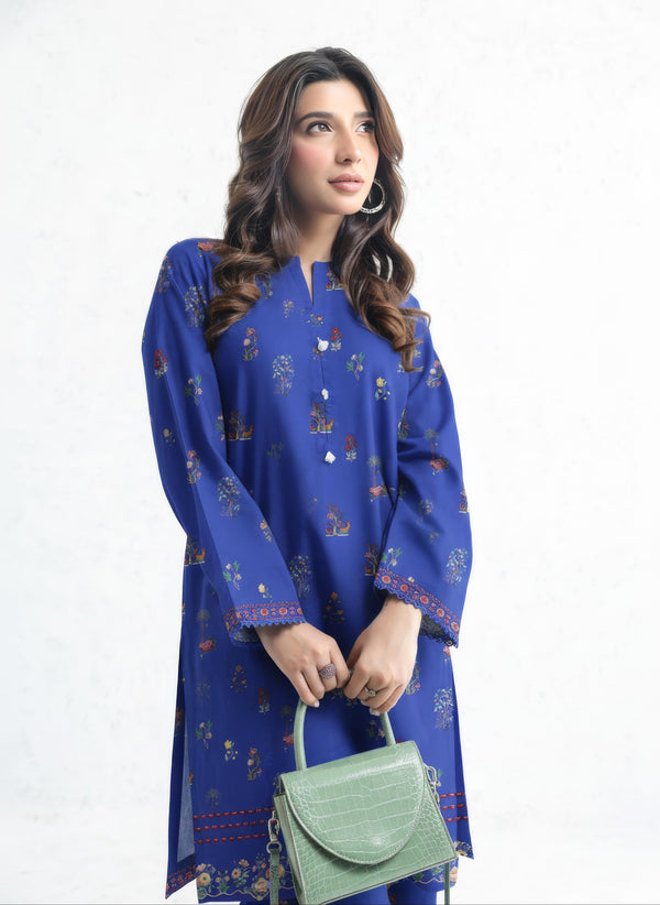 AJSO-94 PRINTED CAMBRIC SHIRT 1 PC