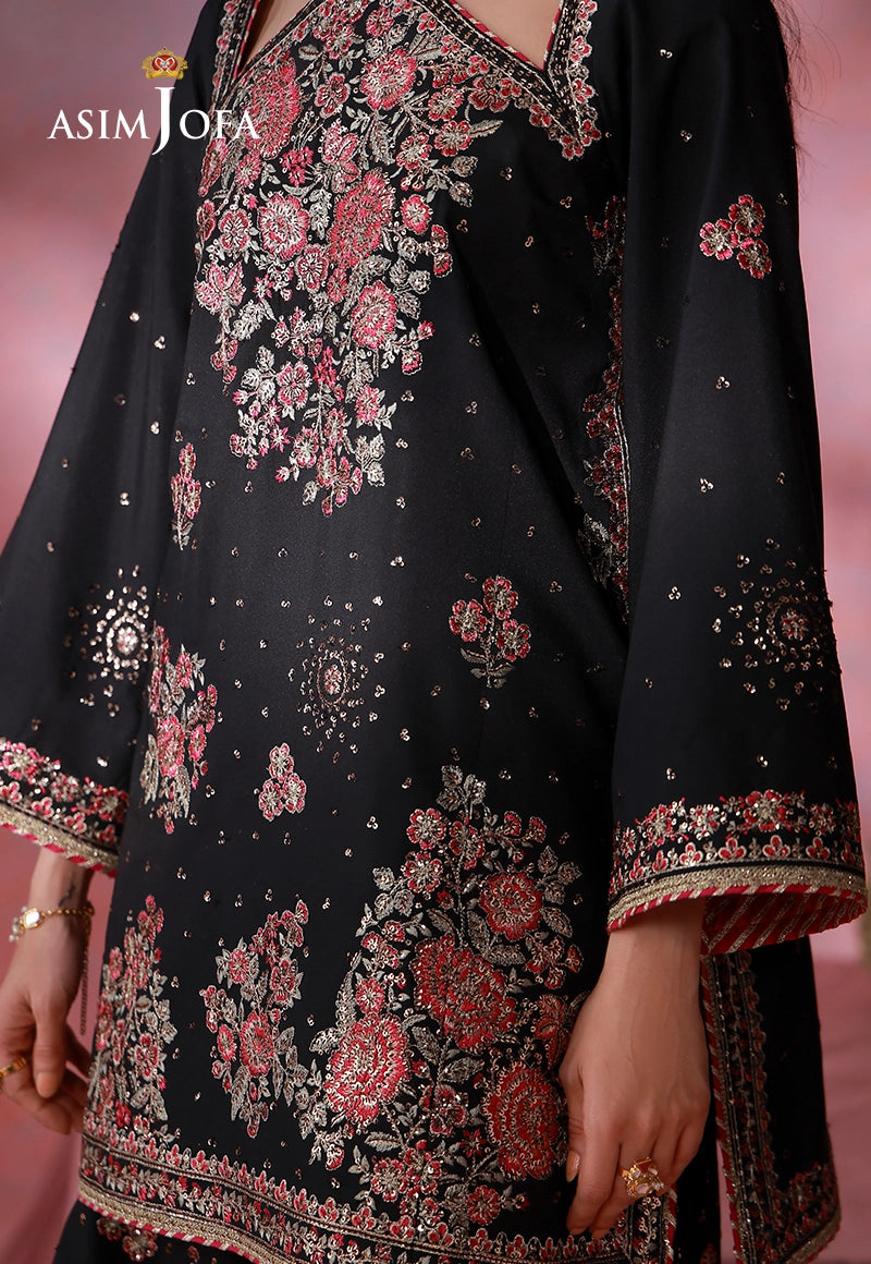 AJULFI-07 Embroidered Silk Unstitched 2 Pcs