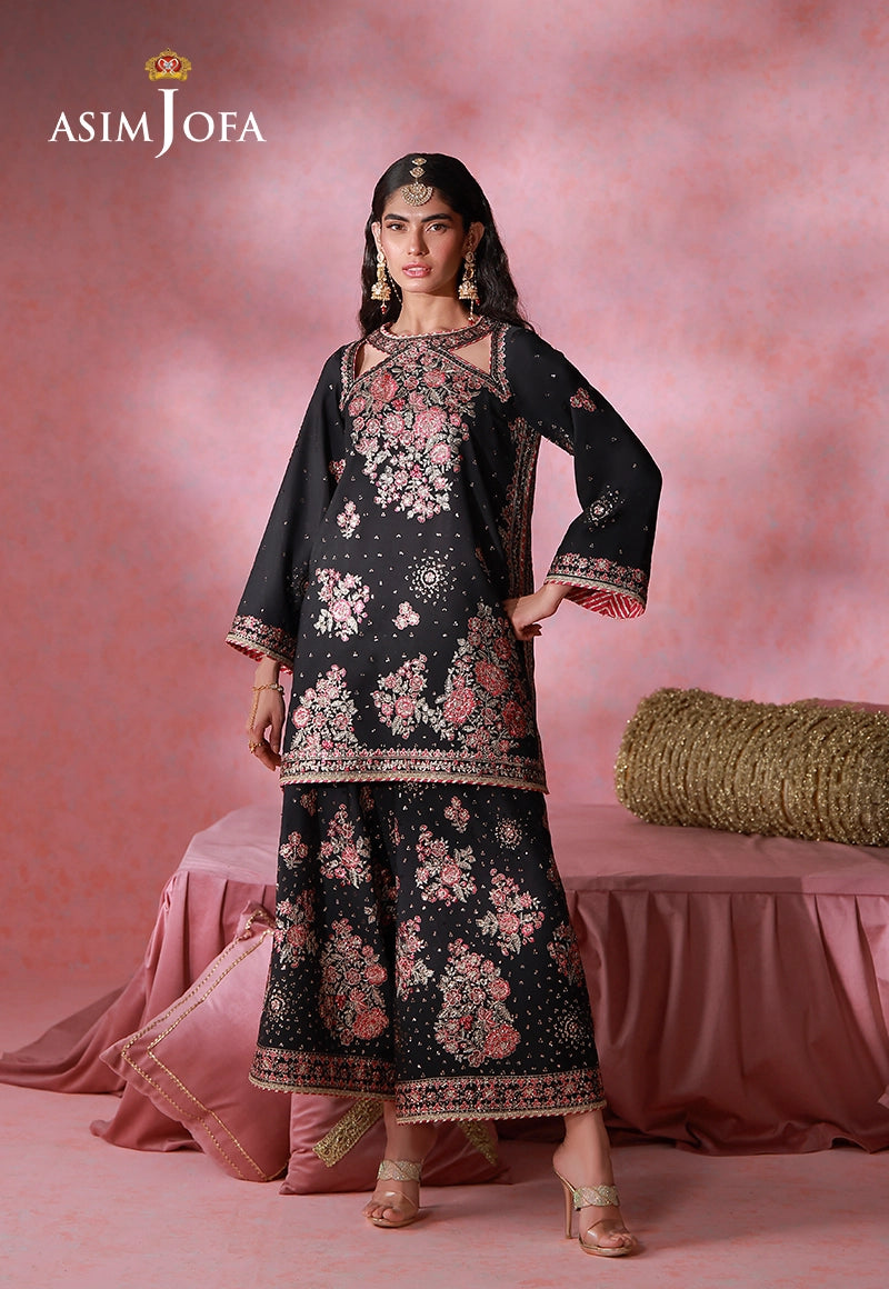 AJULFI-07 Embroidered Silk Unstitched 2 Pcs